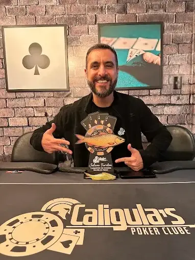 Premiação no Caligulas Poker Live
